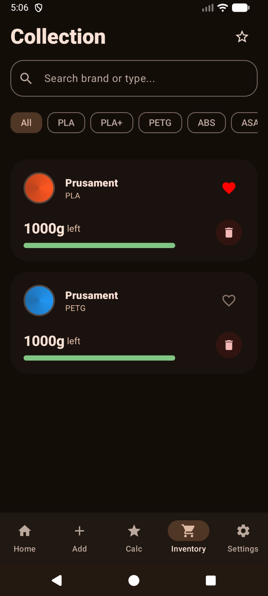 FilaStore Android Inventory